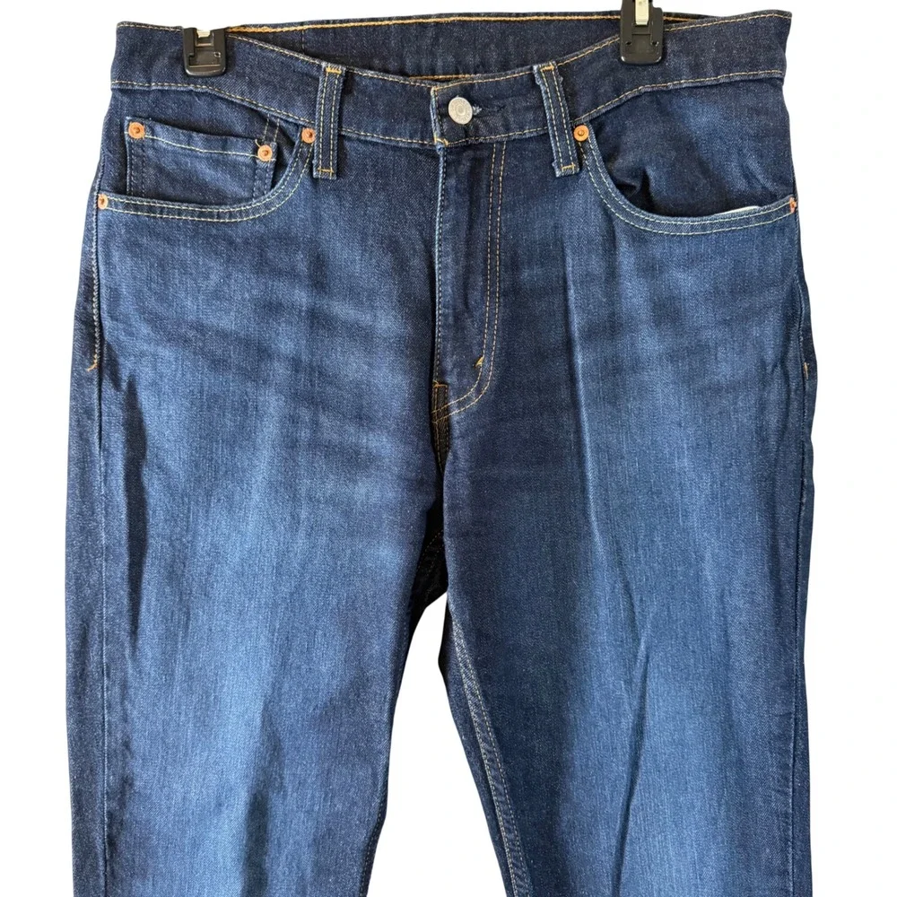 Levi's 511 Slim Fit Jeans 34x30 Dark Indigo Denim Stretch 04511-4534